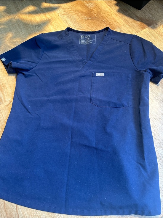 Figs Other - Figs Women's Short Sleeve V-Neck Scrub Top - Navy